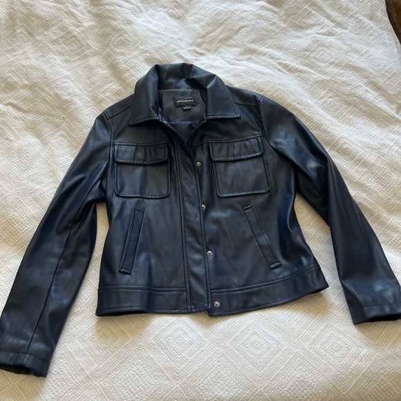 Faux leather jacket - Picture 3 of 8